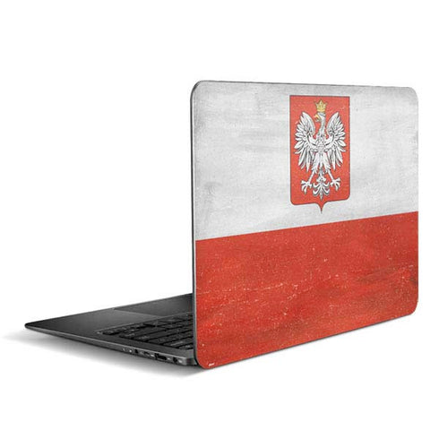 Poland Flag Distressed Zenbook UX305FA 13.3in Skin